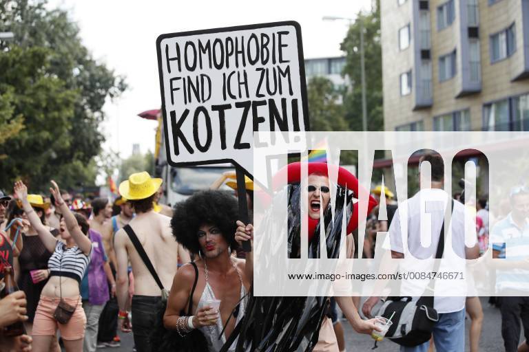 Participants in the Christopher Street Day in Berlin on 28 July 2018 CDS in Berlin