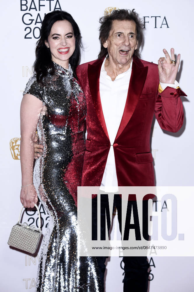 Sally Humphreys Wood with husband Ron Wood at the BAFTA 2026 Invest in Talent Gala at the Chancery Rosewood Hotel London, 12 02 2026 Foto:xS.xFuturexImagex bafta_gala_6304