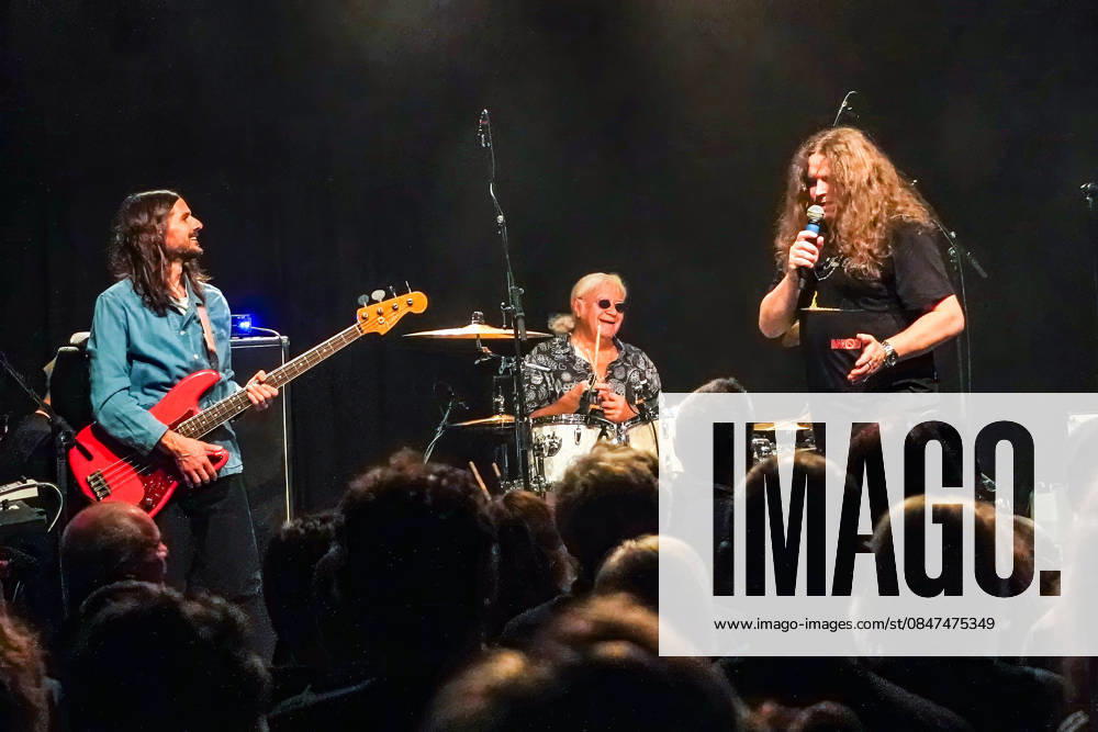 Purpendicular with drummer Ian Paice, singer and band founder Robby Thomas Walsh, bassist Nick Fyfe Rüsselsheim 12 02 2026 Concert by Purpendicular with drumming legend Ian Paice from Deep Purple