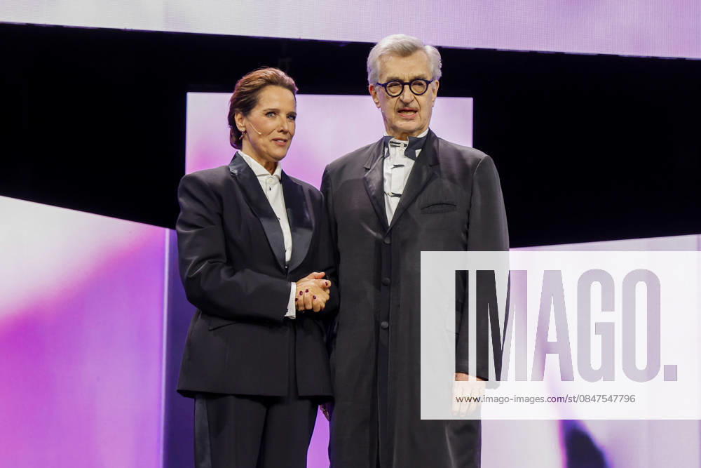 Desirà e Nosbusch, Wim Wenders at the opening of the 76th Berlinale International Film Festival with the No Good Men Film Premiere on 12 02 2026 at the Berlinale Palast Berlin