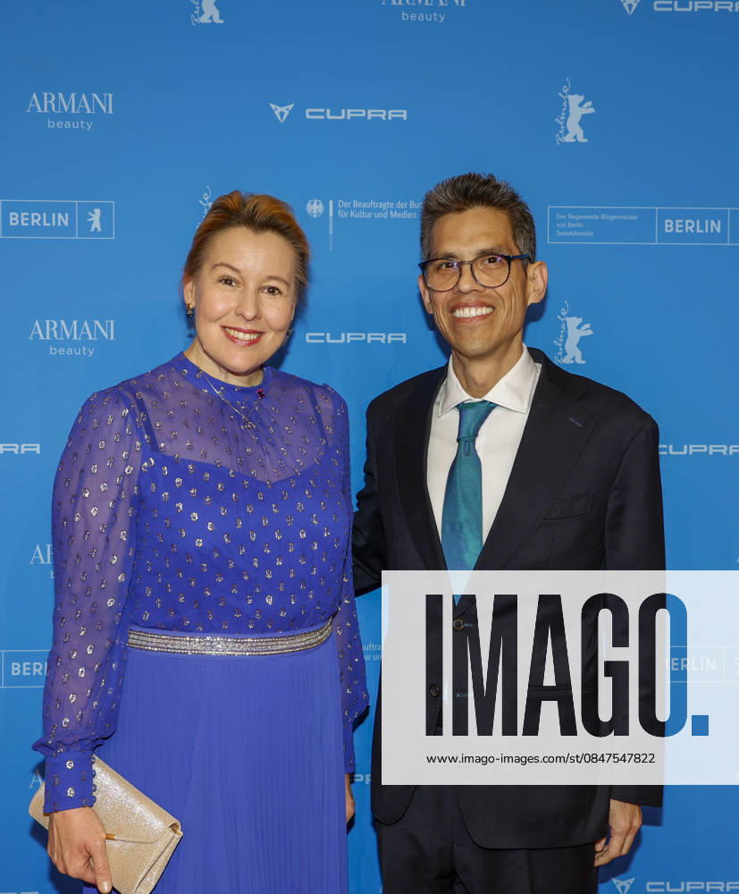 Franziska Giffey, S E Francisco Quiroga Ambassador of Mexico at the opening of the 76th Berlinale International Film Festival with the No Good Men Film Premiere on 12 02 2026 at the Berlinale Palast Berlin