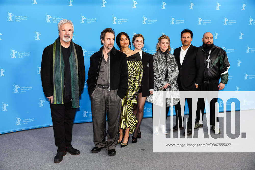 Berlin Berlinale, 76 Berlin International Film Festival 2026 Photo Call GOOD LUCK, HAVE FUN, DONT DIE Gore Verbinski Director Director Sam Rockwell Actor Actor Zazie Beetz Actress Actor Haley Lu Richardson Actress Actor Tricia Tuttle Festival Director Michael Pena Ac