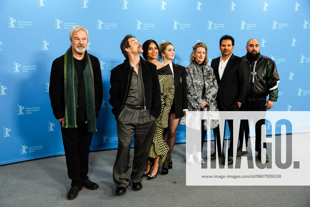 Berlin Berlinale, 76 Berlin International Film Festival 2026 Photo Call GOOD LUCK, HAVE FUN, DONT DIE Gore Verbinski Director Director Sam Rockwell Actor Actor Zazie Beetz Actress Actor Haley Lu Richardson Actress Actor Tricia Tuttle Festival Director Michael Pena Ac