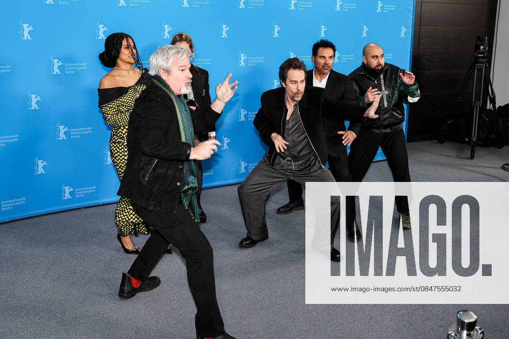 Berlin Berlinale, 76 Berlin International Film Festival 2026 Photo Call Fun shoot GOOD LUCK, HAVE FUN, DONT DIE Gore Verbinski Director Director Sam Rockwell Actor Actor Zazie Beetz Actress Actor Haley Lu Richardson Actress Actor Michael Pena Actor Actor Asim Chaudhry Actor Actor Berlinale, 76