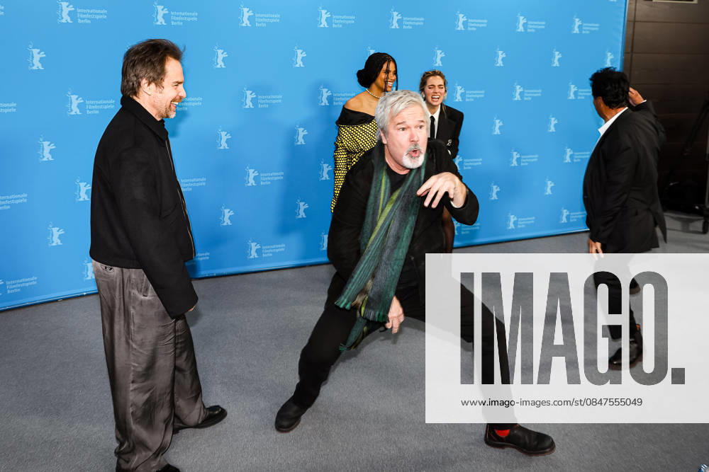 Berlin Berlinale, 76 Berlin International Film Festival 2026 Photo Call Fun shoot GOOD LUCK, HAVE FUN, DONT DIE Gore Verbinski Director Director Sam Rockwell Actor Actor Zazie Beetz Actress Actor Haley Lu Richardson Actress Actor Michael Pena Actor Actor Asim Chaudhry Actor Actor Berlinale, 76