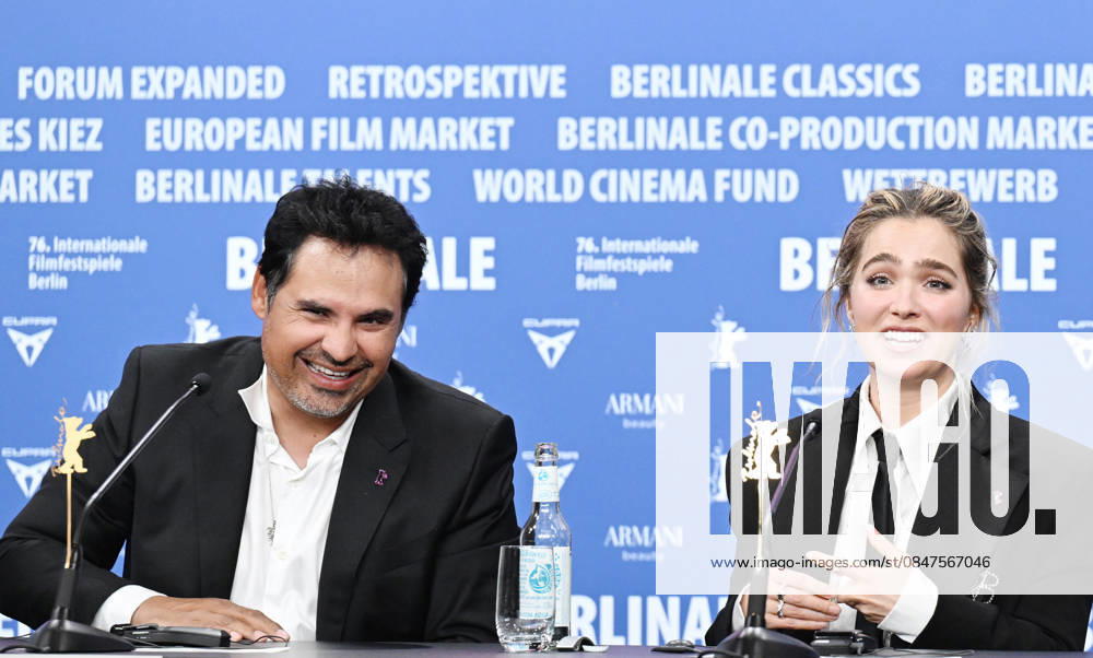 76th Berlinale International Film Festival Good Luck, Have Fun, Don t Die press conference at Grand Hyatt Hotel Featuring: Michael Pena, Haley Lu Richardson Where: Berlin, Germany When: 13 Feb 2026 Credit: Cover Images . NOT FOR USE BY NEWSPAPERS BASED IN THE UK.