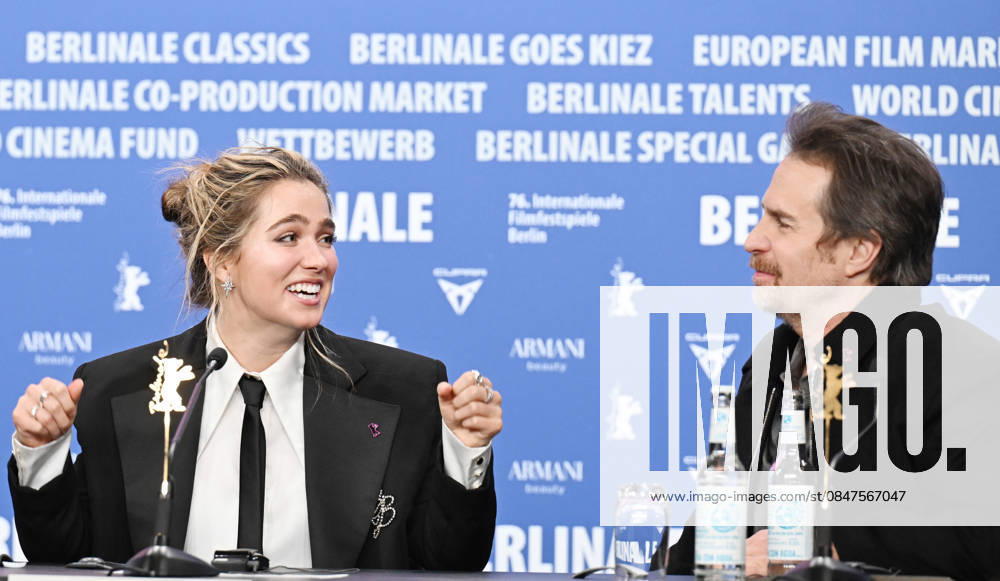 76th Berlinale International Film Festival Good Luck, Have Fun, Don t Die press conference at Grand Hyatt Hotel Featuring: Haley Lu Richardson, Sam Rockwell Where: Berlin, Germany When: 13 Feb 2026 Credit: Cover Images . NOT FOR USE BY NEWSPAPERS BASED IN THE UK.