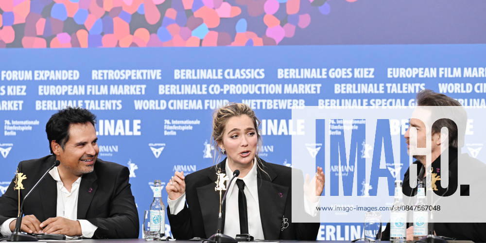 76th Berlinale International Film Festival Good Luck, Have Fun, Don t Die press conference at Grand Hyatt Hotel Featuring: Michael Pena, Haley Lu Richardson, Sam Rockwell Where: Berlin, Germany When: 13 Feb 2026 Credit: Cover Images . NOT FOR USE BY NEWSPAPERS BASED IN THE UK.