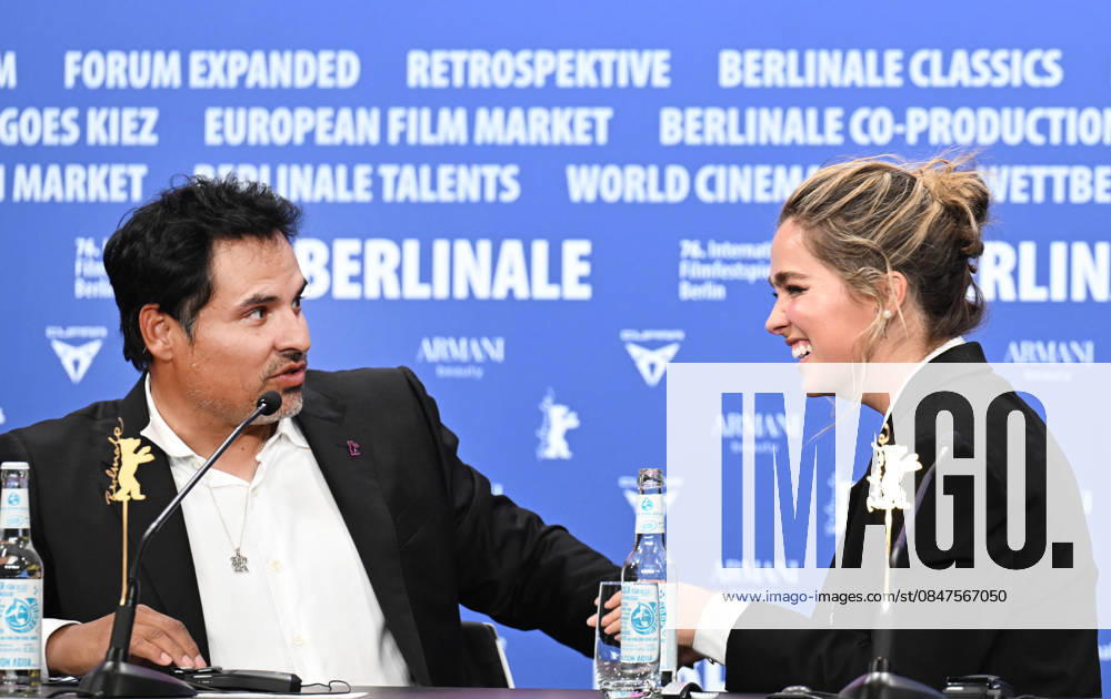 76th Berlinale International Film Festival Good Luck, Have Fun, Don t Die press conference at Grand Hyatt Hotel Featuring: Michael Pena, Haley Lu Richardson Where: Berlin, Germany When: 13 Feb 2026 Credit: Cover Images . NOT FOR USE BY NEWSPAPERS BASED IN THE UK.