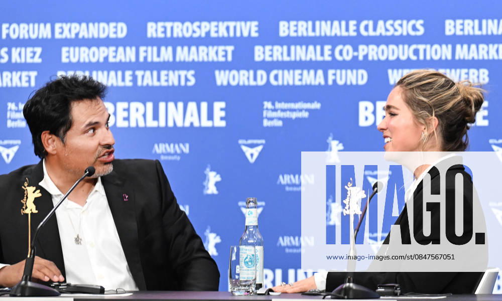 76th Berlinale International Film Festival Good Luck, Have Fun, Don t Die press conference at Grand Hyatt Hotel Featuring: Michael Pena, Haley Lu Richardson Where: Berlin, Germany When: 13 Feb 2026 Credit: Cover Images . NOT FOR USE BY NEWSPAPERS BASED IN THE UK.
