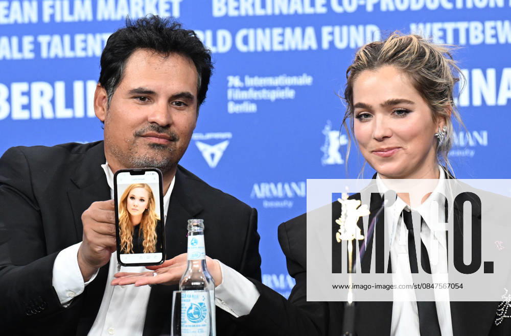 76th Berlinale International Film Festival Good Luck, Have Fun, Don t Die press conference at Grand Hyatt Hotel Featuring: Michael Pena, Haley Lu Richardson Where: Berlin, Germany When: 13 Feb 2026 Credit: Cover Images . NOT FOR USE BY NEWSPAPERS BASED IN THE UK.