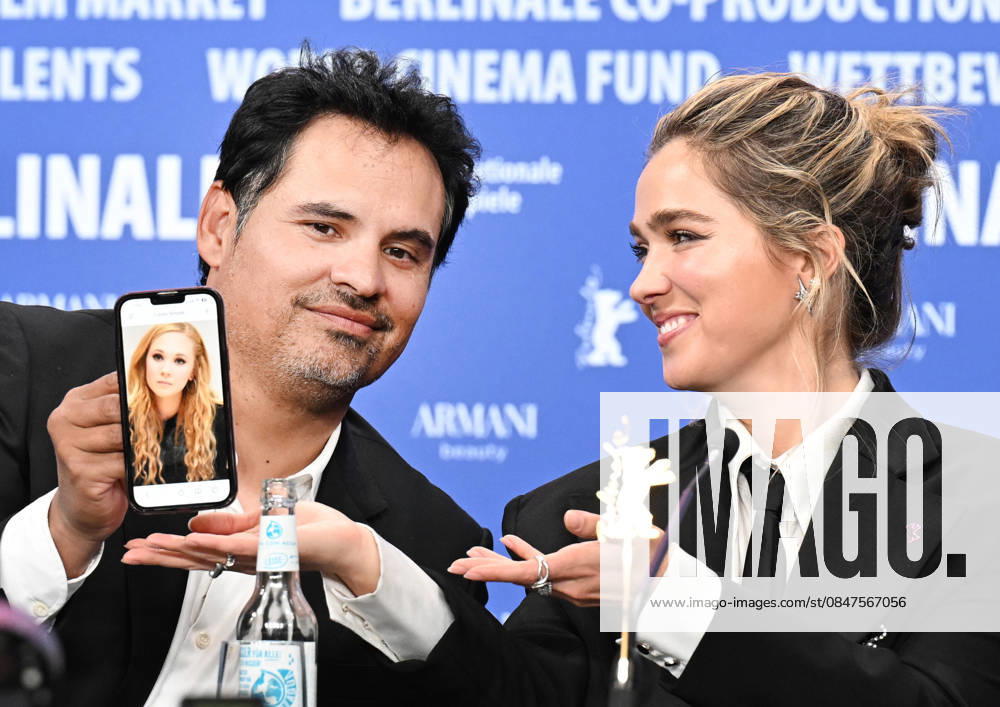 76th Berlinale International Film Festival Good Luck, Have Fun, Don t Die press conference at Grand Hyatt Hotel Featuring: Michael Pena, Haley Lu Richardson Where: Berlin, Germany When: 13 Feb 2026 Credit: Cover Images . NOT FOR USE BY NEWSPAPERS BASED IN THE UK.