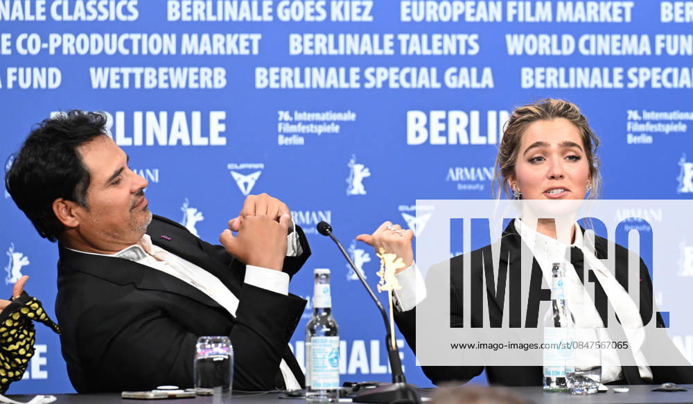 76th Berlinale International Film Festival Good Luck, Have Fun, Don t Die press conference at Grand Hyatt Hotel Featuring: Michael Pena, Haley Lu Richardson Where: Berlin, Germany When: 13 Feb 2026 Credit: Cover Images . NOT FOR USE BY NEWSPAPERS BASED IN THE UK.
