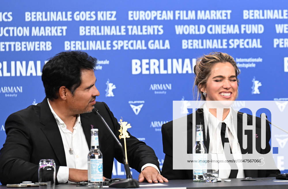 76th Berlinale International Film Festival Good Luck, Have Fun, Don t Die press conference at Grand Hyatt Hotel Featuring: Michael Pena, Haley Lu Richardson Where: Berlin, Germany When: 13 Feb 2026 Credit: Cover Images . NOT FOR USE BY NEWSPAPERS BASED IN THE UK.