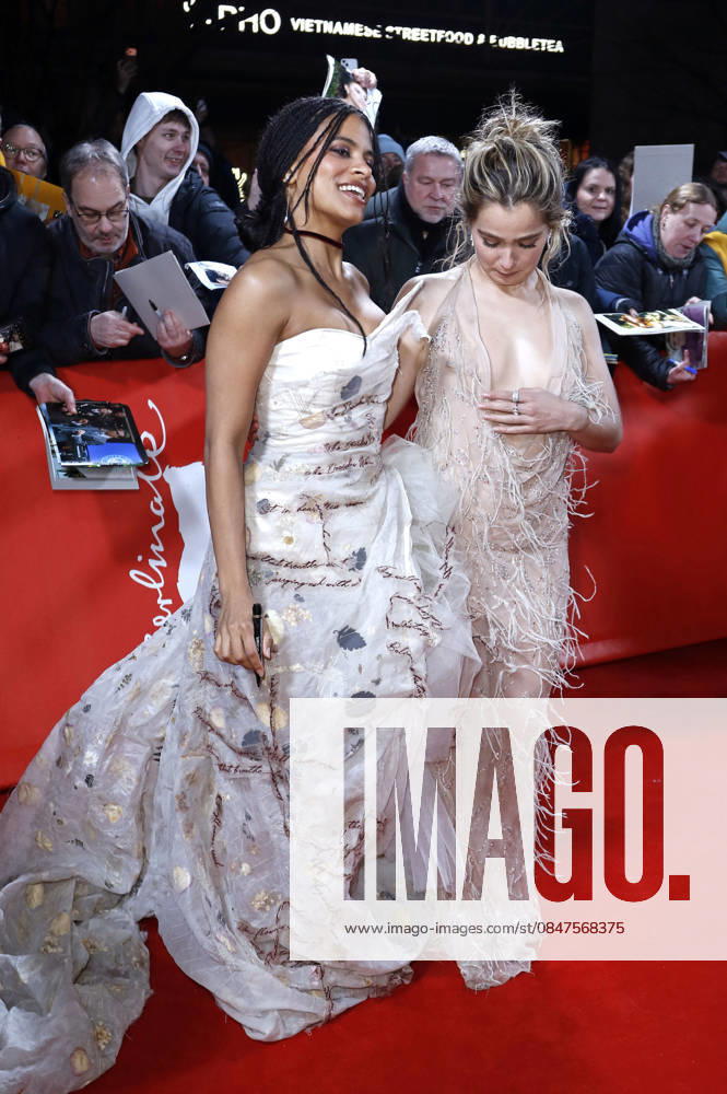 Zazie Beetz and Haley Lu Richardson at the premiere of the feature film Good Luck, Have Fun, Don t Die at the Berlinale 2026 76 Berlin International Film Festival at the Zoo Palast Berlin, 13 02 2026 Foto:xC.xTamckex xFuturexImagex luck_6330