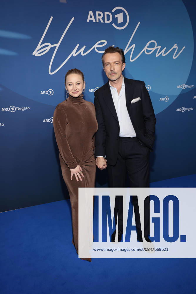 Anna Maria Muehe and Lucas Gregorowicz at the ARD Blue Hour as part of the 76 Berlinale on 13 02 2026 in Berlin ARD Blue Hour in Berlin