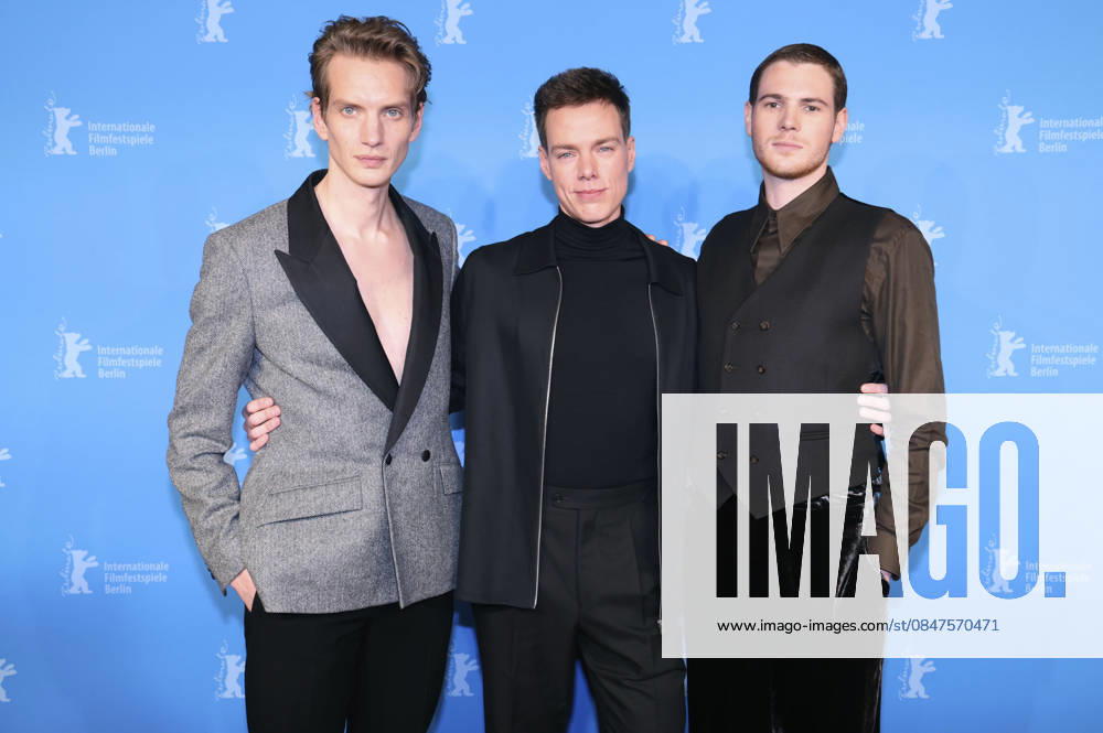 Paul Boche, Kai Stänicke and Philip Froissant at the photocall for the feature film The Homeless Trial of Hein at the Berlinale 2026 76 Berlin International Film Festival at the Hotel Grand Hyatt Berlin, 13 02 2026 Foto:xD.xBedrosianx xFuturexImagex heimatlose_6207