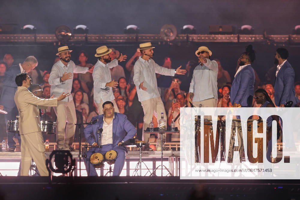 Bad Bunny performs first Buenos Aires concert of world tour BUENOS AIRES, ARGENTINA - FEBRUARY 13: Puerto Rican singer Bad Bunny performs during the first of his three scheduled shows at Estadio Monumental in Buenos Aires, Argentina, as part of his Debi Tirar Mas Fotos world tour, in Buenos Aires, Argentina on February 13, 2026. The artist arrived in Argentina following a high-profile appearance at the Super Bowl, where he delivered strong criticism of US policies, and after winning a Grammy Award, becoming the first Spanish-language album to receive the Album of the Year honor. The concert drew tens of thousands of fans, marking one of the most anticipated musical events of the year in the Argentine capital. Luciano Gonzalez Anadolu Bu