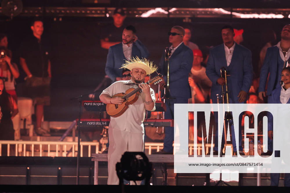 Bad Bunny performs first Buenos Aires concert of world tour BUENOS AIRES, ARGENTINA - FEBRUARY 13: Puerto Rican singer Bad Bunny performs during the first of his three scheduled shows at Estadio Monumental in Buenos Aires, Argentina, as part of his Debi Tirar Mas Fotos world tour, in Buenos Aires, Argentina on February 13, 2026. The artist arrived in Argentina following a high-profile appearance at the Super Bowl, where he delivered strong criticism of US policies, and after winning a Grammy Award, becoming the first Spanish-language album to receive the Album of the Year honor. The concert drew tens of thousands of fans, marking one of the most anticipated musical events of the year in the Argentine capital. Luciano Gonzalez Anadolu Bu