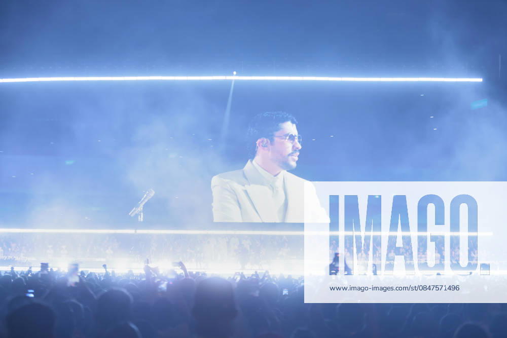 Bad Bunny performs first Buenos Aires concert of world tour BUENOS AIRES, ARGENTINA - FEBRUARY 13: Puerto Rican singer Bad Bunny performs during the first of his three scheduled shows at Estadio Monumental in Buenos Aires, Argentina, as part of his Debi Tirar Mas Fotos world tour, in Buenos Aires, Argentina on February 13, 2026. The artist arrived in Argentina following a high-profile appearance at the Super Bowl, where he delivered strong criticism of US policies, and after winning a Grammy Award, becoming the first Spanish-language album to receive the Album of the Year honor. The concert drew tens of thousands of fans, marking one of the most anticipated musical events of the year in the Argentine capital. Luciano Gonzalez Anadolu Bu