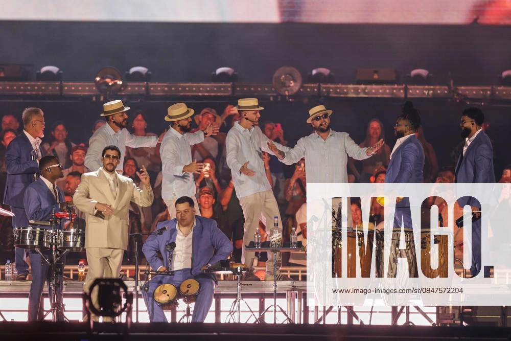 Puerto Rican singer Bad Bunny, performs his first show at the River Plate Stadium in Argentina during his tour, Debi tirar mas fotos UNAR AGENCY via Aton Chile, Buenos Aires Argentina Aton 1124857