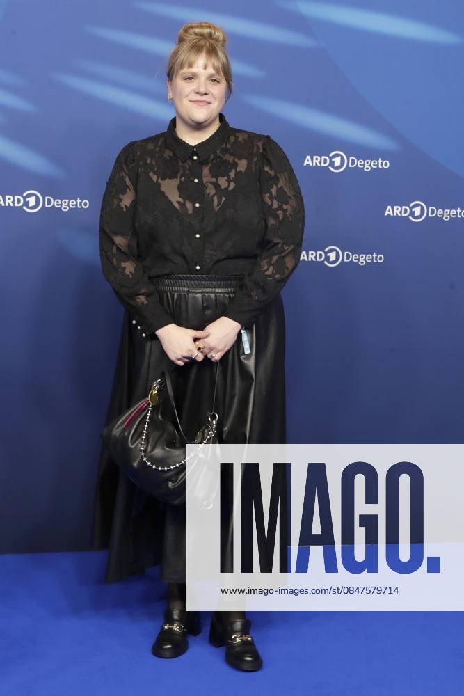 Stefanie Reinsperger, at the ARD BLUE HOUR 2026, Party for the 76th Berlin International Film Festival, Berlinale, at the Telegraphenamt in Berlin, Red Carpet,