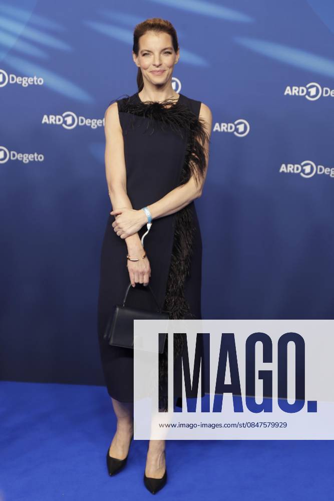 Yvonne Catterfeld, at the ARD BLUE HOUR 2026, Party for the 76th Berlin International Film Festival, Berlinale, at the Telegraphenamt in Berlin, Red Carpet,