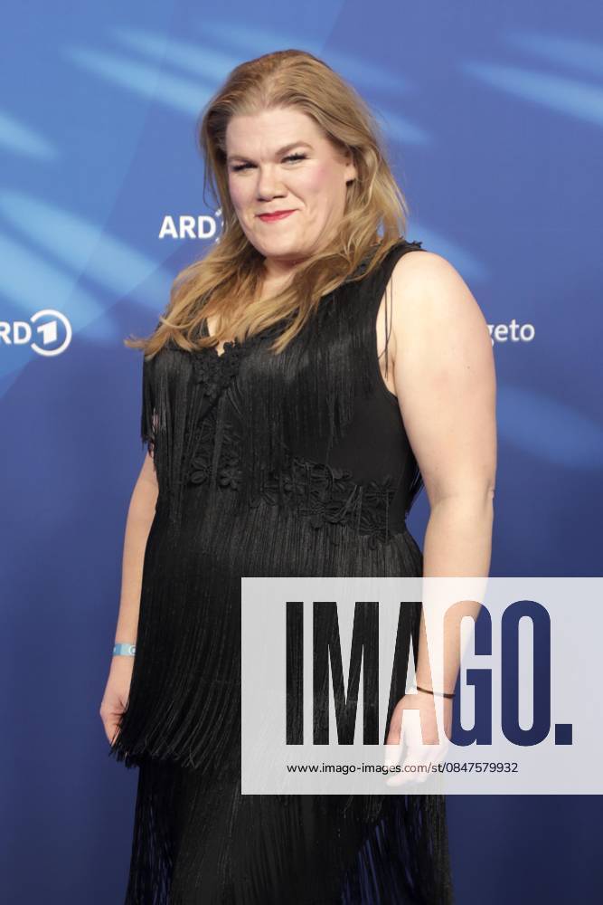 Stefanie Reinsperger, at the ARD BLUE HOUR 2026, Party for the 76th Berlin International Film Festival, Berlinale, at the Telegraphenamt in Berlin, Red Carpet,