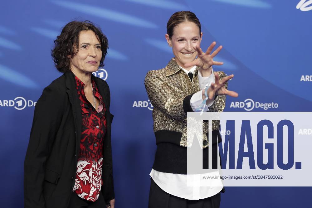 Ulrike Folkerts, Lisa Bitter, at the ARD BLUE HOUR 2026, Party for the 76th Berlin International Film Festival, Berlinale, at the Telegraphenamt in Berlin, Red Carpet,