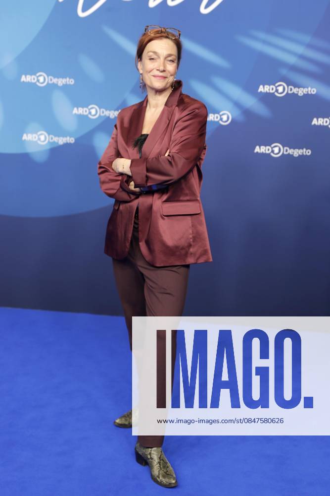 Aglaia Szyszkowitz, at the ARD BLUE HOUR 2026, Party for the 76th Berlin International Film Festival, Berlinale, at the Telegraphenamt in Berlin, Red Carpet,
