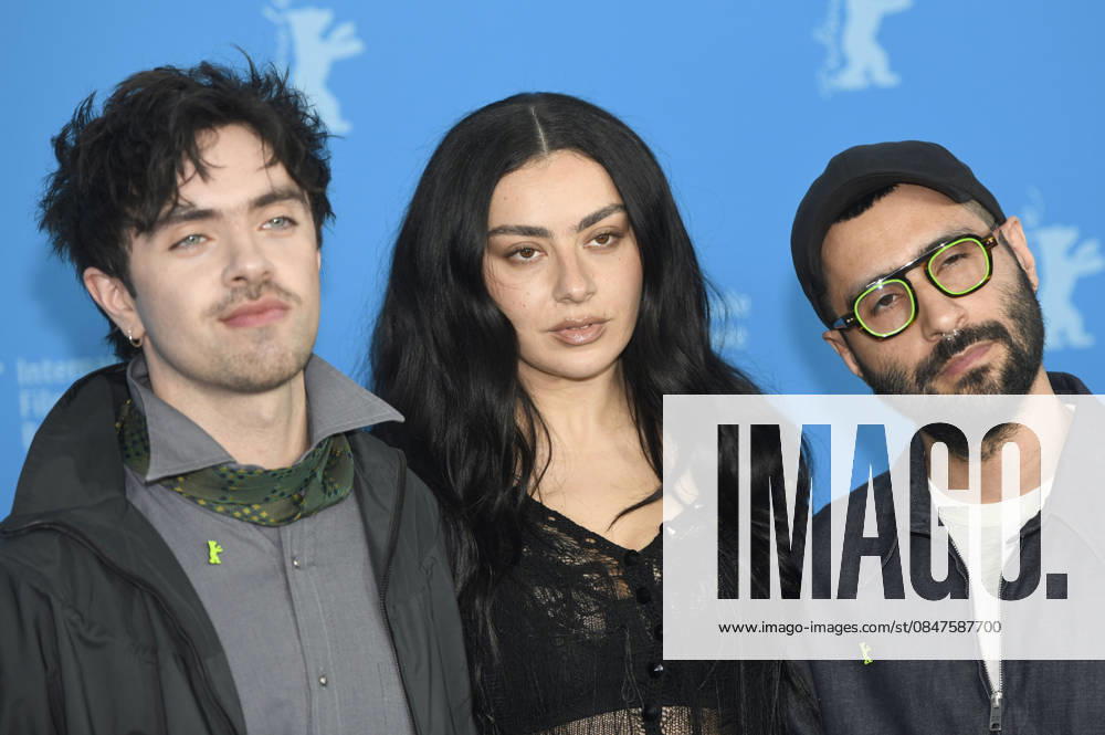 Aidan Zamiri, Charli xcx and David Hinojosa at the photocall for the feature film The Moment at the Berlinale 2026 76 Berlin International Film Festival at the Hotel Grand Hyatt Berlin, 14 02 2026 Foto:xC.xNiehausx xFuturexImagex moment_6209