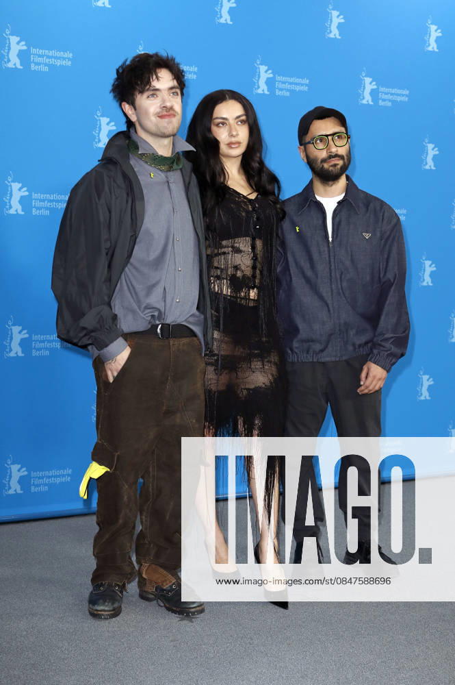 Aidan Zamiri, Charli xcx and David Hinojosa at the photocall for the feature film The Moment at the Berlinale 2026 76 Berlin International Film Festival at the Hotel Grand Hyatt Berlin, 14 02 2026 Foto:xC.xTamckex xFuturexImagex moment_6231