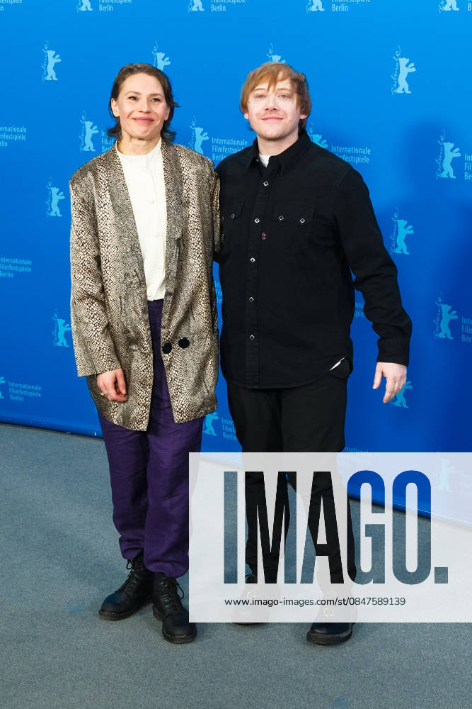 Photocall for Nightborn , Grand Hyatt Berlin, Berlin, Germany Seidi Haarla and Rupert Grint poses at the Photocall for Nightborn during Berlinale (Berlin Film Festival) at Grand Hyatt Berlin, Berlin, , Germany on 14 February 2026., Credit:Julie Edwards Avalon