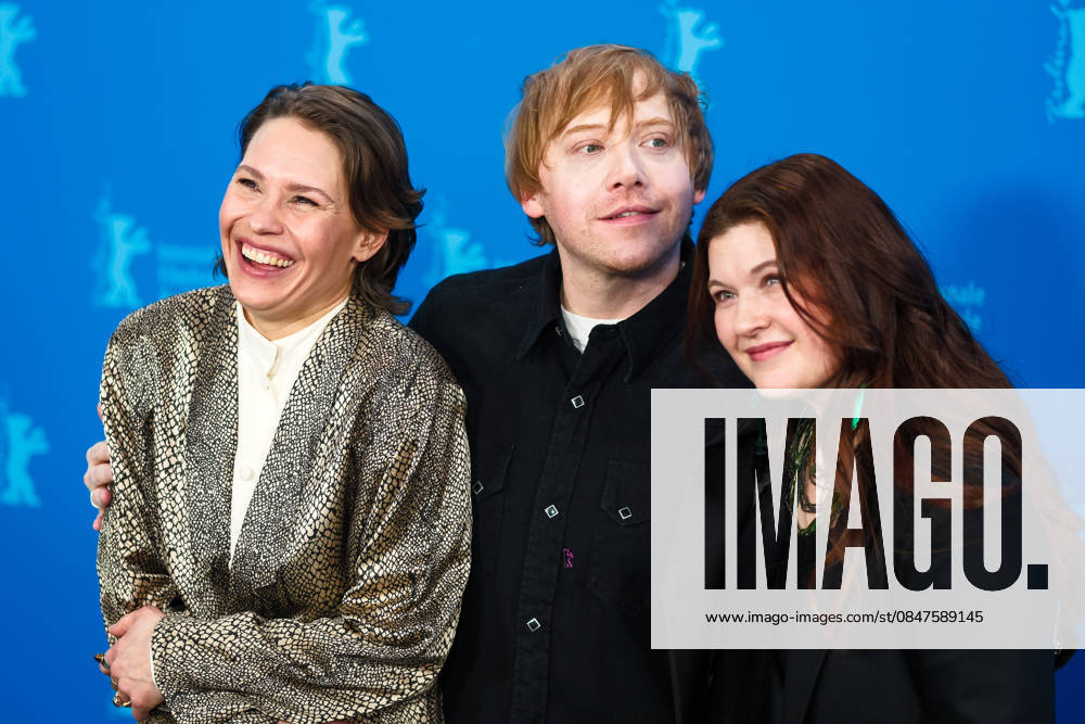Photocall for Nightborn , Grand Hyatt Berlin, Berlin, Germany Seidi Haarla, Rupert Grint and Hanna Bergholm poses at the Photocall for Nightborn during Berlinale (Berlin Film Festival) at Grand Hyatt Berlin, Berlin, , Germany on 14 February 2026., Credit:Julie Edwards Avalon