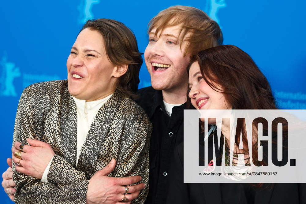 Photocall for Nightborn , Grand Hyatt Berlin, Berlin, Germany Seidi Haarla, Rupert Grint and Hanna Bergholm poses at the Photocall for Nightborn during Berlinale (Berlin Film Festival) at Grand Hyatt Berlin, Berlin, , Germany on 14 February 2026., Credit:Julie Edwards Avalon