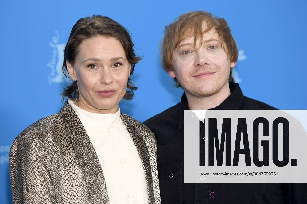 Seidi Haarla and Rupert Grint at the photocall for the feature film Yön lapsi Nightborn at the Berlinale 2026 76 Berlin International Film Festival at the Hotel Grand Hyatt Berlin, 14 02 2026 Foto:xC.xNiehausx xFuturexImagex nightborn_6209