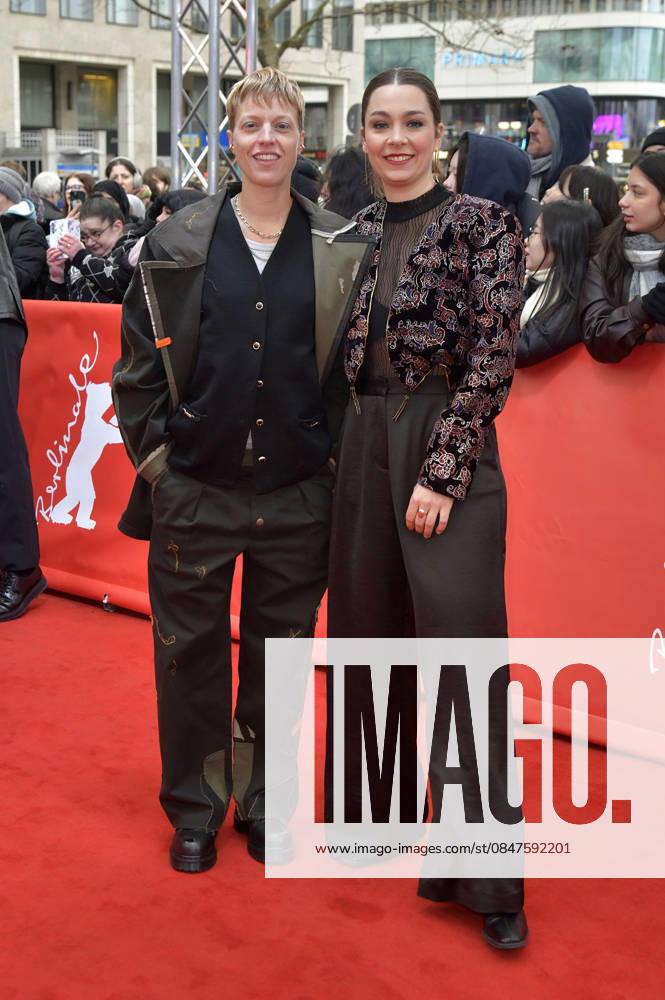 Sylvaine Faligant and Anna Roller at the premiere of the feature film Allegro Pastell at the Berlinale 2026 76 Berlin International Film Festival at the Zoo Palast Berlin, 14 02 2026 Foto:xM.xBehrensx xFuturexImagex allegro_6218