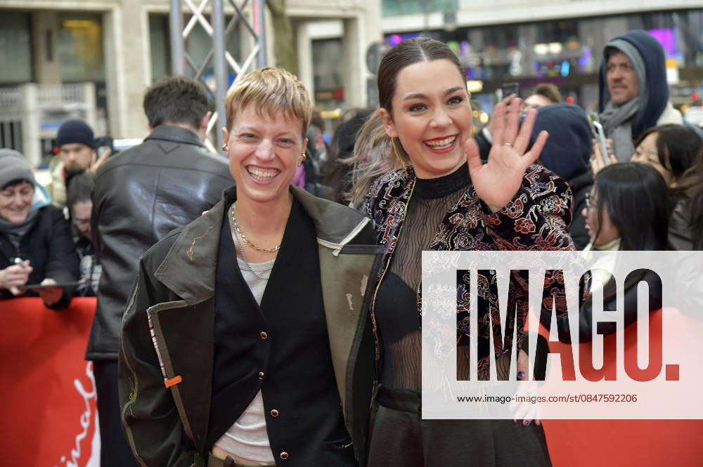 Sylvaine Faligant and Anna Roller at the premiere of the feature film Allegro Pastell at the Berlinale 2026 76 Berlin International Film Festival at the Zoo Palast Berlin, 14 02 2026 Foto:xM.xBehrensx xFuturexImagex allegro_6221