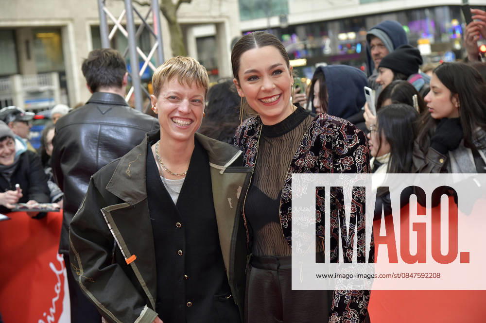 Sylvaine Faligant and Anna Roller at the premiere of the feature film Allegro Pastell at the Berlinale 2026 76 Berlin International Film Festival at the Zoo Palast Berlin, 14 02 2026 Foto:xM.xBehrensx xFuturexImagex allegro_6222