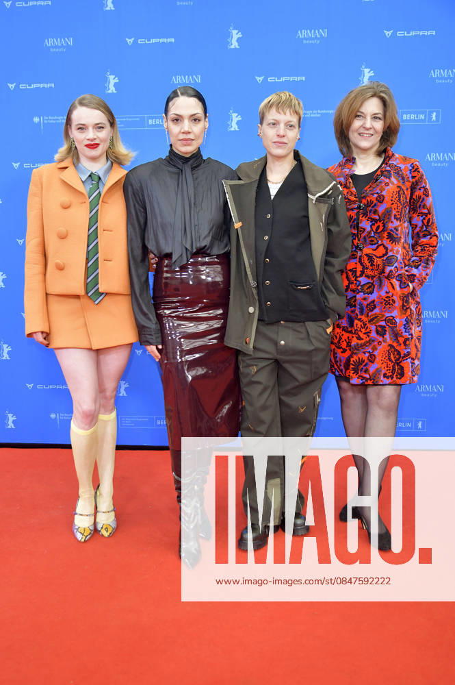 Luna Wedler, Haley Louise Jones, Sylvaine Faligant and Martina Gedeck at the premiere of the feature film Allegro Pastell at the Berlinale 2026 76 Berlin International Film Festival at the Zoo Palast Berlin, 14 02 2026 Foto:xM.xBehrensx xFuturexImagex allegro_6227