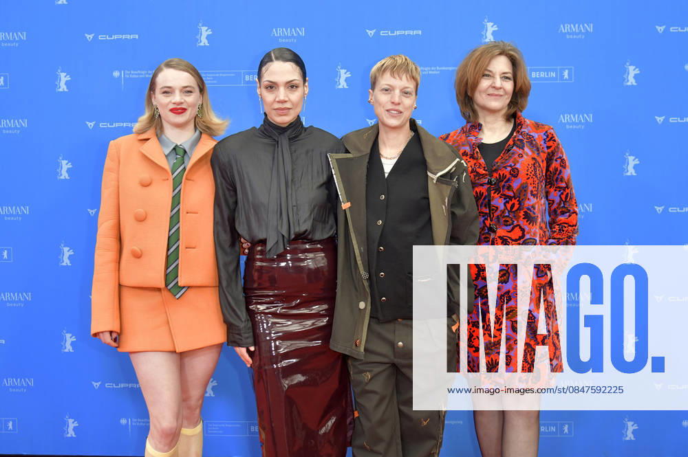 Luna Wedler, Haley Louise Jones, Sylvaine Faligant and Martina Gedeck at the premiere of the feature film Allegro Pastell at the Berlinale 2026 76 Berlin International Film Festival at the Zoo Palast Berlin, 14 02 2026 Foto:xM.xBehrensx xFuturexImagex allegro_6228