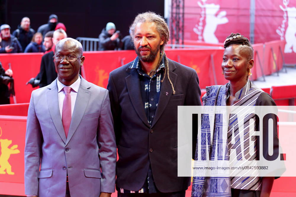 Alain Gomis (C) and guest attends the red carpet for the film Dao premiere during the 76th Berlin International Film Festival (Berlinale), which is Europe s first major film festival of the year, in Berlin. The festival runs from February 12 to 22, 2026. Berlin Germany - ZUMAf146 20260214_zip_f146_122