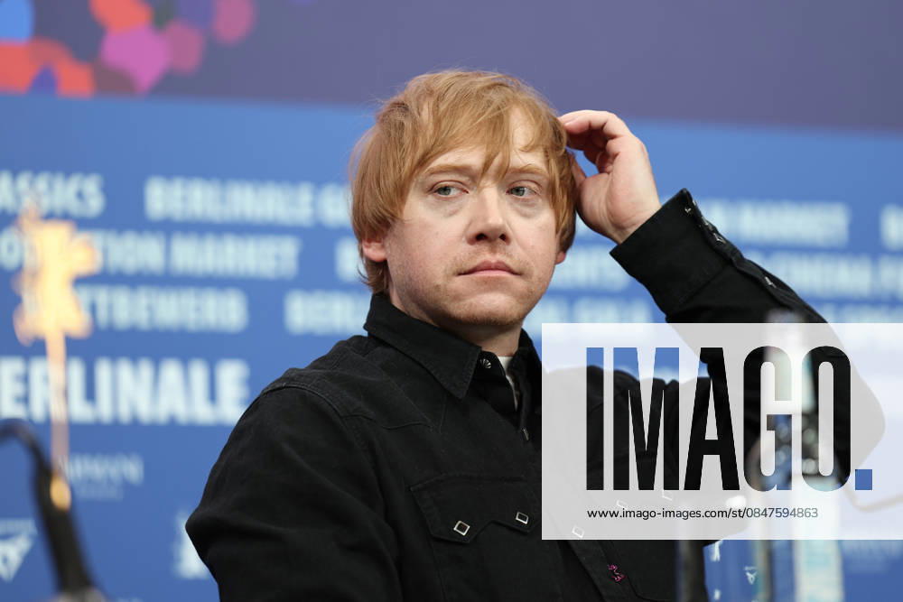 The 76 Berlinale Film Festival is taking place in Berlin from February 12 to 22, 2026. Nightborn film press conference. Rupert Grint answers to journalists questions. Berlin Germany - ZUMAt227 20260214_zip_t227_001