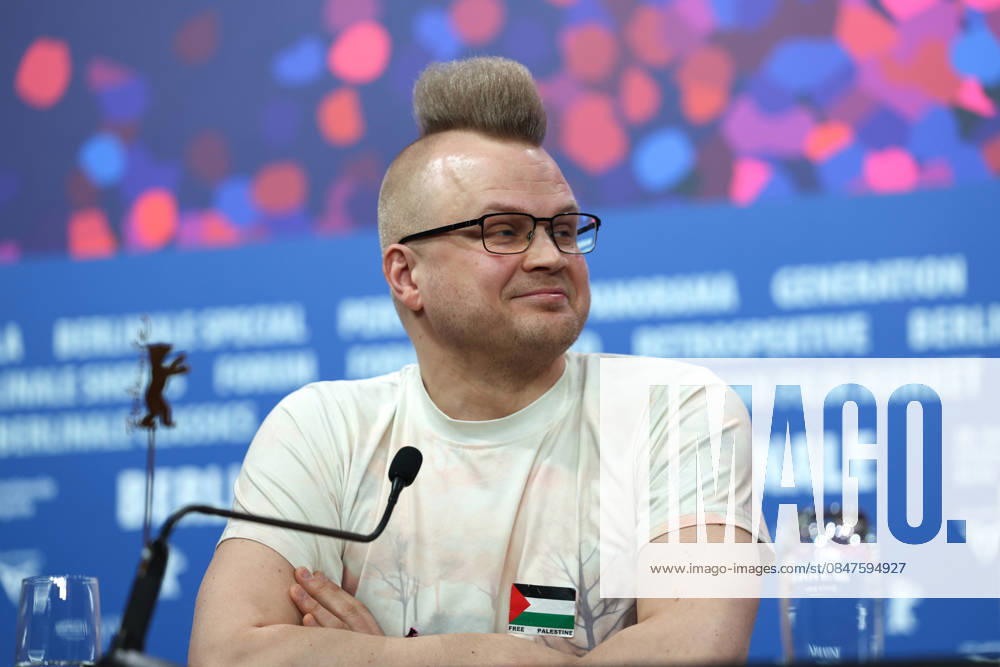 The 76 Berlinale Film Festival is taking place in Berlin from February 12 to 22, 2026. Nightborn film press conference. Ilja Rautsi during the press conference. Berlin Germany - ZUMAt227 20260214_zip_t227_014