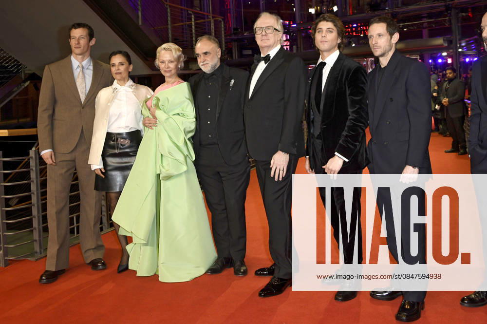 Callum Turner, Elena Anaya, Pamela Anderson, Karim Ainouz, Tracy Letts, Lukas Gage and Jamie Bell at the premiere of the feature film Rosebush Pruning at the Berlinale 2026 76 Berlin International Film Festival in the Berlinale Palast Berlin, 14 02 2026 Foto:xC.xNiehausx xFuturexImagex rosebush_6264
