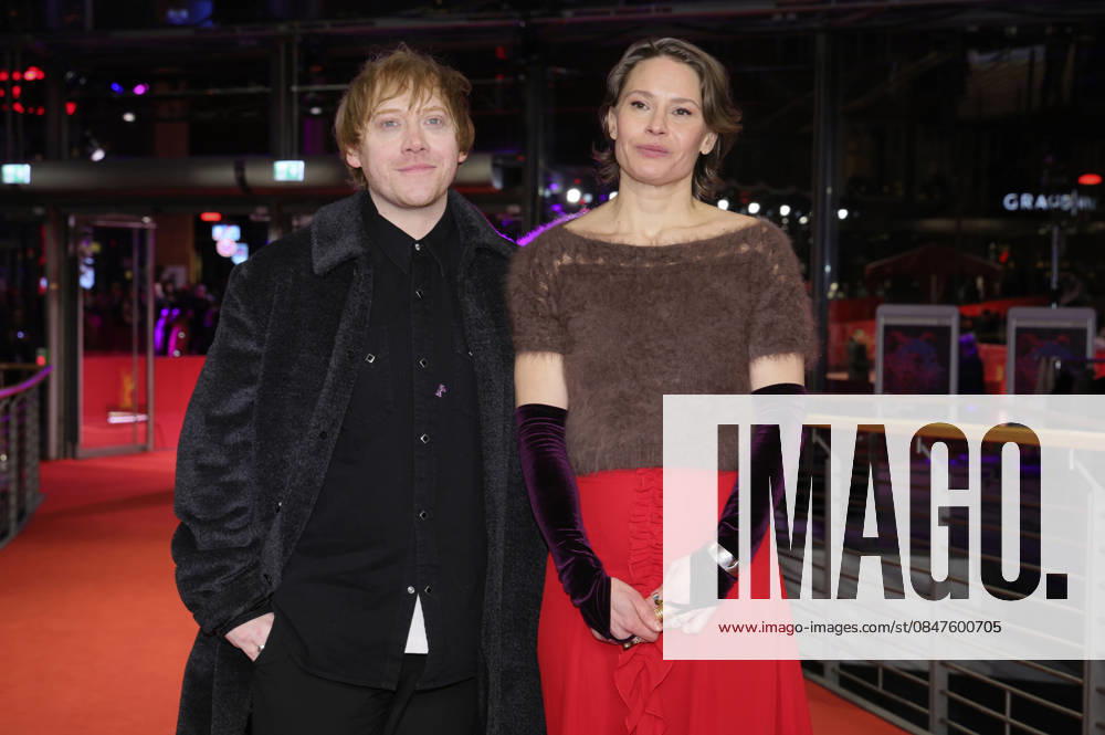 Rupert Grint and Seidi Haarla at the premiere of the feature film Yön lapsi Nightborn at the Berlinale 2026 76 Berlin International Film Festival in the Berlinale Palast Berlin, 14 02 2026 Foto:xD.xBedrosianx xFuturexImagex nightborn_6281