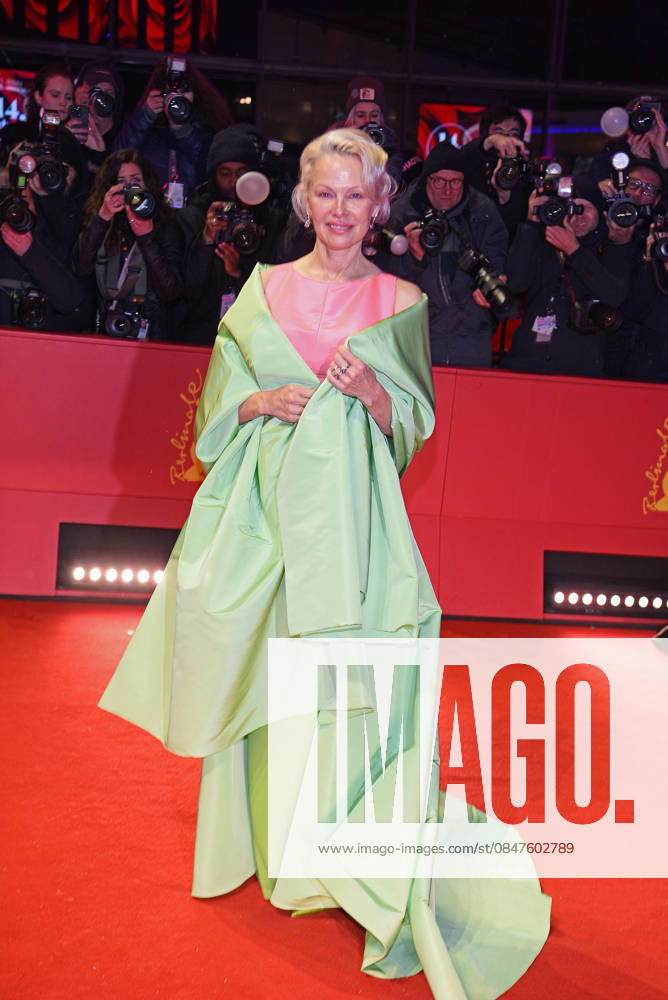 Pamela Anderson at the premiere ROSEBUSH PRUNING as part of 76 BERLINALE International Berlin Film Festival at the Berlinale Palast at Potsdamer Platz in Berlin on 14 02 2026