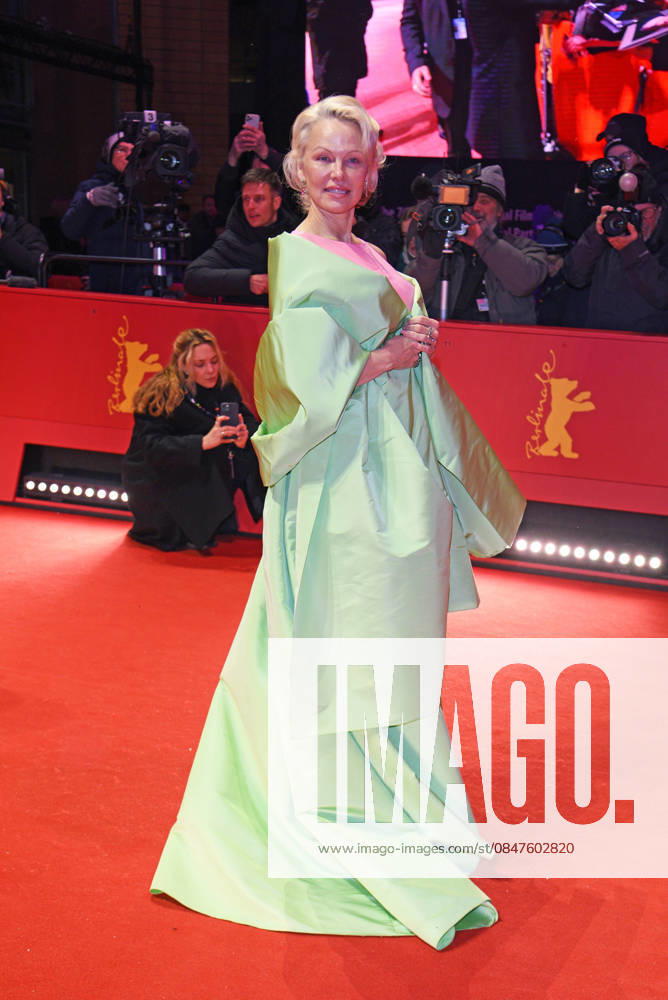 Pamela Anderson at the premiere ROSEBUSH PRUNING as part of 76 BERLINALE International Berlin Film Festival at the Berlinale Palast at Potsdamer Platz in Berlin on 14 02 2026