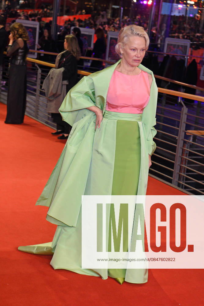 Pamela Anderson at the premiere ROSEBUSH PRUNING as part of 76 BERLINALE International Berlin Film Festival at the Berlinale Palast at Potsdamer Platz in Berlin on 14 02 2026