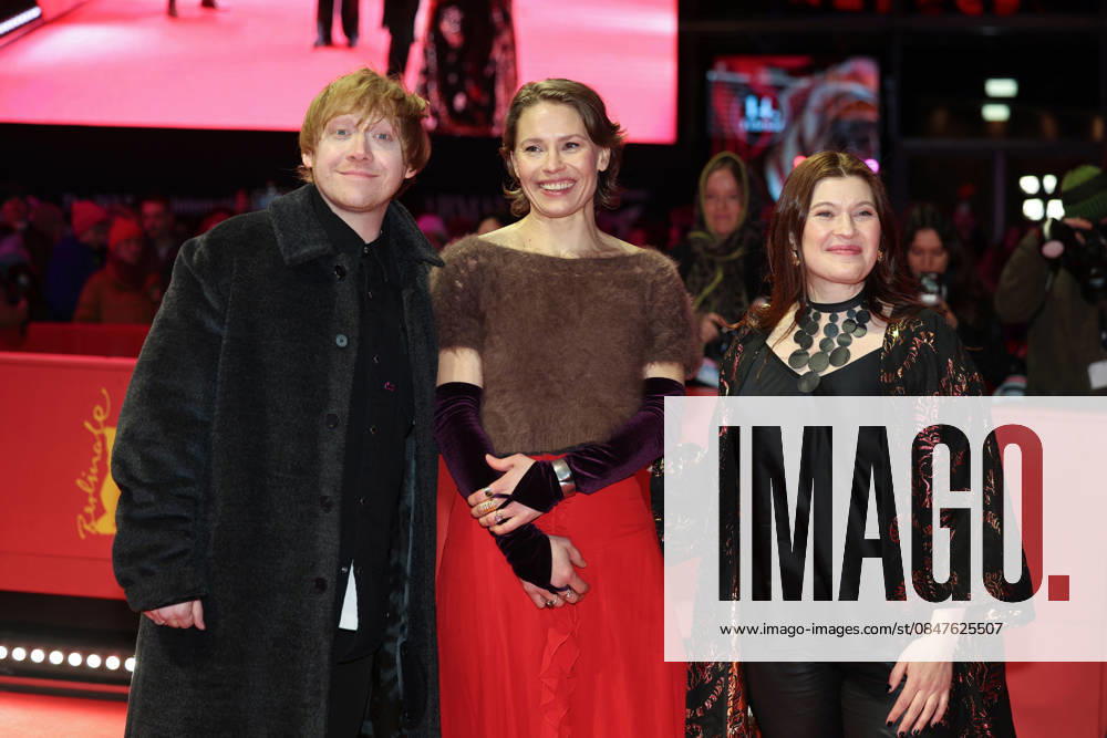 The 76 Berlinale Film Festival is taking place in Berlin from February 12 to 22, 2026. Nightborn film red carpet. Rupert Grint, Seidi Haarla; Hanna Bergholm attended the opening Red Carpet Berlin Germany - ZUMAt227 20260214_zip_t227_028